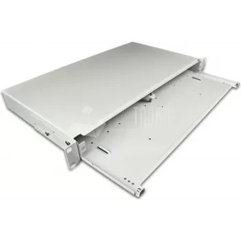 Lightwin Standard 19\ LWL módulo de distribuição, 1HE caixa vazia caixas de fusão (LVL Cinzento PREMIUM)