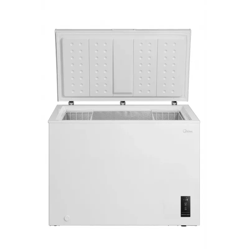 Arca congeladora Midea MDRC405FEE01, 290 L, altura 85 cm, classe energética E, independente