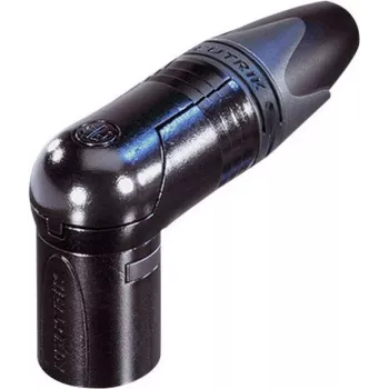 Neutrik ficha XLR angular, número de polos: 5, preto NC5MRX-B 1 unid. (NC5MRX-B)