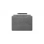 Teclado Microsoft Surface Pro com caneta fina QWERTY inglês platina