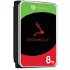 Conjunto SEAGATE NAS HDD 2x8TB IronWolf 7200rpm 6Gb/s SATA 256MB cache 8.9cm 3.5inch 24x7 CMR para sistemas NAS e RAID Rackmount BLK