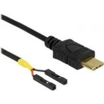 Cabo USB DeLOCK 85395 0,2 m USB-C preto