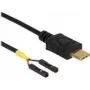 Cabo USB DeLOCK 85395 0,2 m USB-C preto