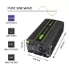 Inversor para automóvel Qoltec Monolith 2000 W preto 24 V