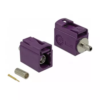 Ficha coaxial DeLOCK 89702