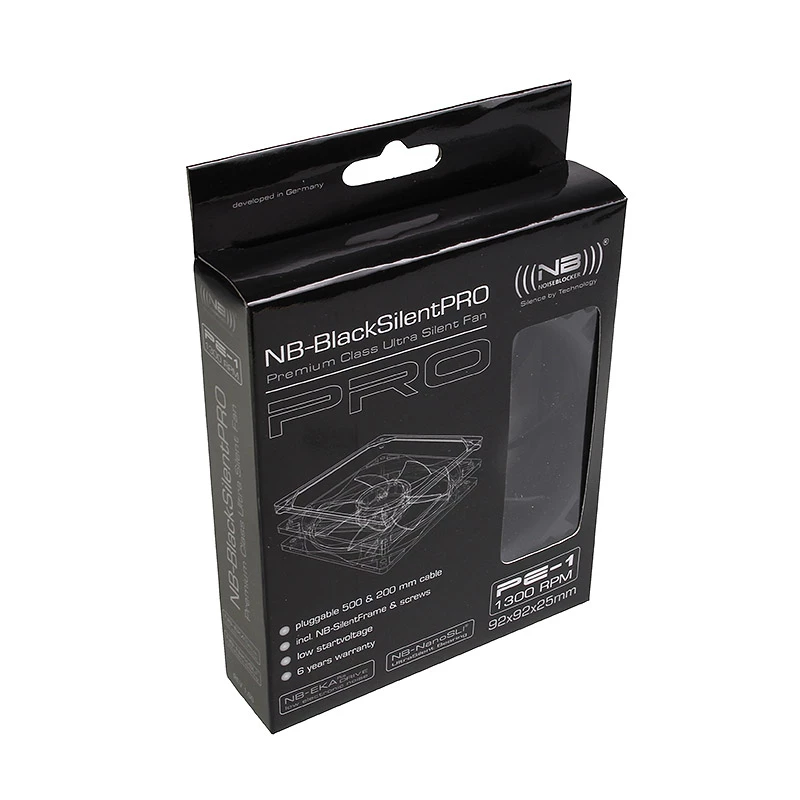 Ventoinha de caixa Noiseblocker BlackSilent Pro PE-1 92 mm