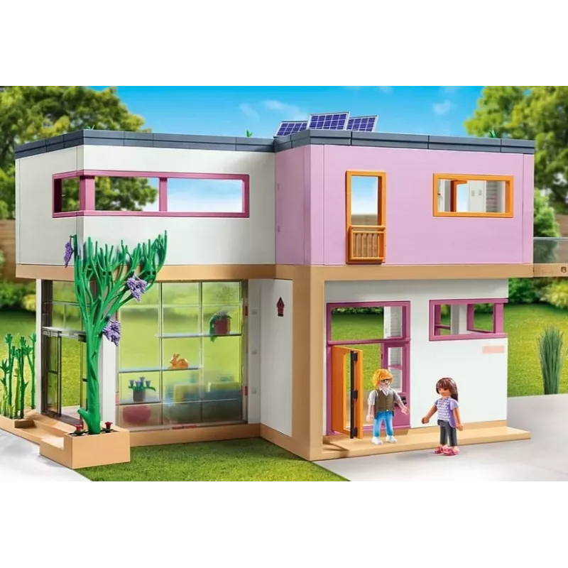Conjunto de figuras My Life 71607 Casa com jardim de inverno