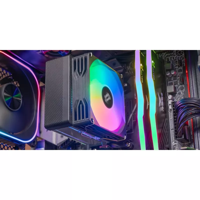 TACENS Mars Gaming MCPU-X3 90 PWM cooler de CPU, TDP de 190 W, preto