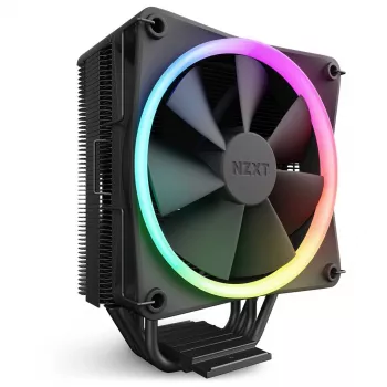 Arrefecedor de CPU NZXT T120 RGB 12 cm preto 1 unid.