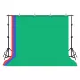 Conjunto de fundo fotográfico Puluz 2x3m/tripé + 3 fundos fotográficos PKT5205