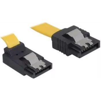 Cabo SATA DeLOCK 82812 0,7 m SATA 7 pinos amarelo