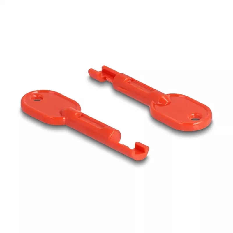 Bloqueador de portas DeLOCK 20929 RJ45 10 unid. vermelho