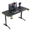 Secretária GameMax D140-CARBON — Secretária gaming/escritório, peso líquido 20,5 kg, dimensões brutas 125×795×682 mm