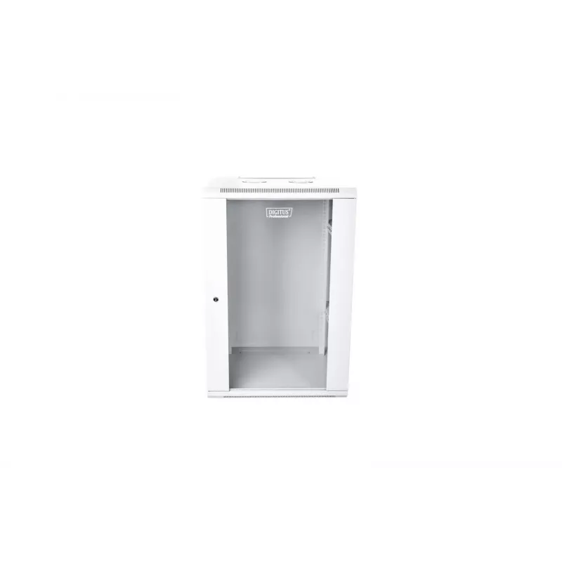 Armário rack Digitus DN-W19 15U/600 montagem na parede cinzento-claro