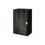 Digitus Unique DN-19 20-U-SW - armário - armário de rede - adequado para montagem na parede - preto, RAL 9005 - 20U - 48,3 cm (19) (DN-19 20-U-SW)