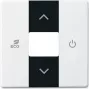 Busch-Jaeger 2CKA006220A0076 placa de cobertura para suporte de sensor e conector fêmea preto - branco (2CKA006220A0076)