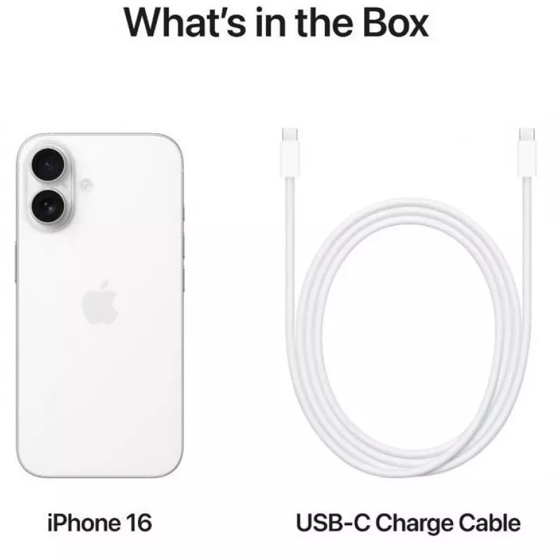 TELEMÓVEL IPHONE 16/128GB BRANCO MYE93 APPLE