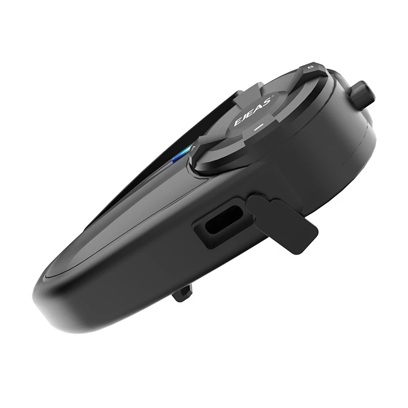 Intercomunicador para motociclo EJEAS Q7 Bluetooth headset de capacete com grande alcance e comunicação mãos-livres