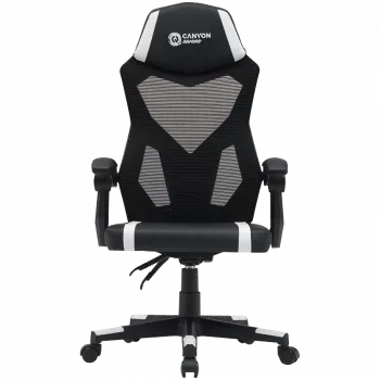 Cadeira gaming CANYON Flow MCH01 Mesh Preto Branco