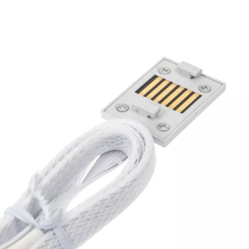 Controlador Lian Li UNI HUB SL-INF 12SLIN-CONT3W branco — hub para ventoinhas RGB e fitas LED