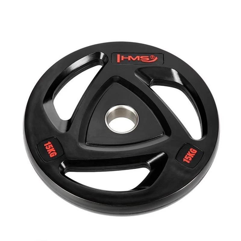 Disco de peso olímpico com revestimento de borracha HMS Fitness TOX15 1 unid.