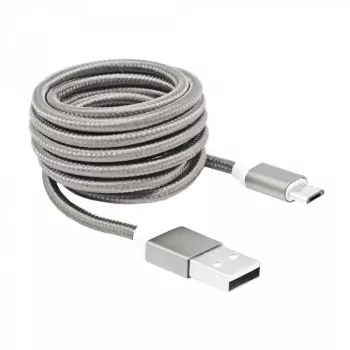 Sbox USB->Micro USB M/M 1,5 m USB-10315W branco