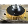 Escova rotativa 3M Roloc 76 mm K80 amarela para limpeza e acabamento de superfícies
