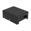 Patch panel DeLOCK Keystone 4 portas preto