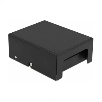 Patch panel DeLOCK Keystone 4 portas preto