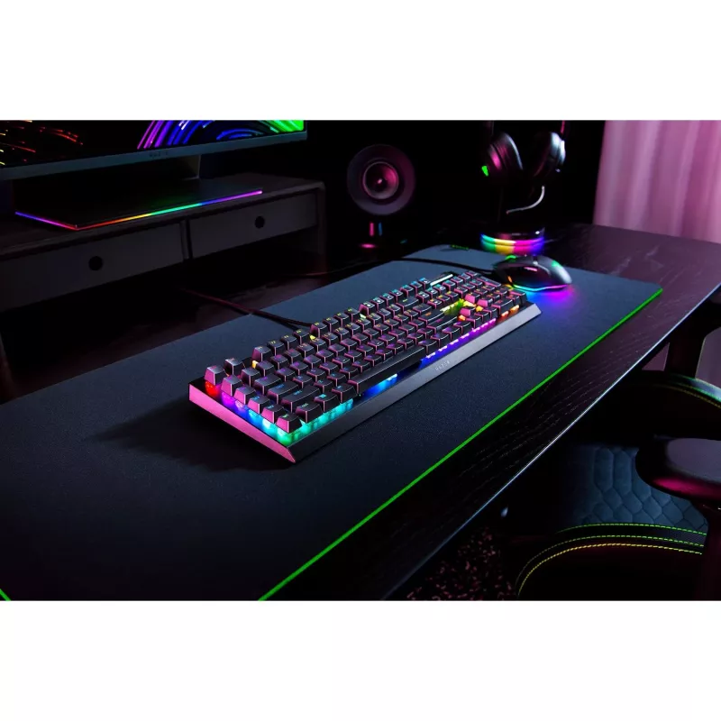 Teclado Razer BlackWidow V4 X Gaming USB QWERTZ Alemão Preto