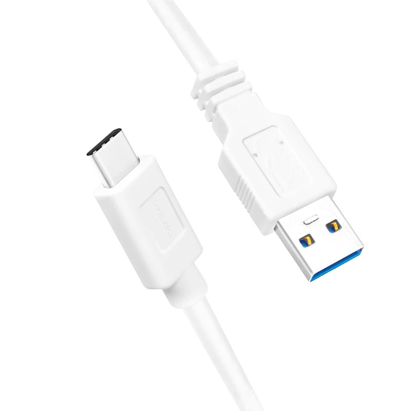 Cabo USB LogiLink CU0174 USB 3.2 Gen 1 1m USB A USB C branco