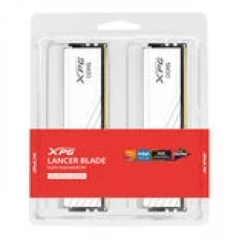 RAM DDR5 para desktop ADATA XPG Lancer Blade 48GB (2x24GB) 6000 MT/s CL36 RGB branco