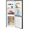 Frigorífico independente BOMANN KG 320.2, 165 l volume total (compartimento de refrigeração 122 l, compartimento de congelação 43 l), preto, classe energética E, 143 cm