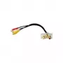 Kindermann 7444000530 Placa frontal modular Snap-In, 3x RCA