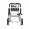 Carro de mangueira metálico Cellfast EXPLORER 60 m 1/2 polegadas – para mangueira de jardim de 60 m 1/2 polegadas