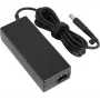 HP 90W AC adapter for HP laptops, 19V output, 4.74A current, 7.4mm connector, features Smart Power Factor Correction (932448-850)