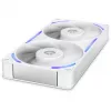 Ventoinha para caixa de computador NZXT F240X 120 mm branca, 1 unid., 240 × 120 × 30 mm