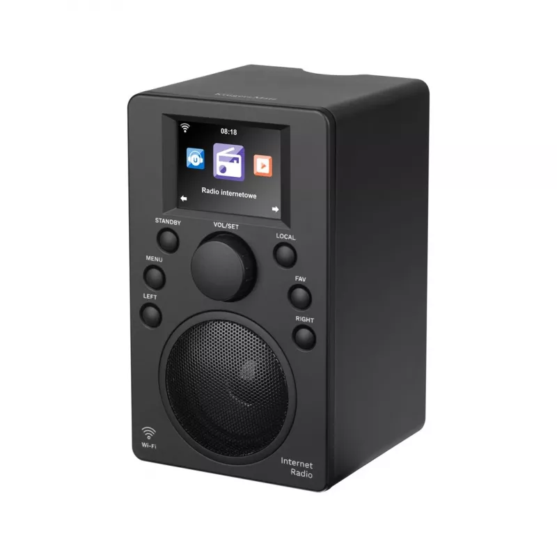Rádio de internet Kruger & Matz KM0818.1 com Wi-Fi, Bluetooth, USB e despertador