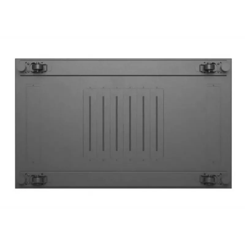 Armário rack 19 polegadas LANBERG 22HE 600x1000 mm, preto, portas de vidro à frente e atrás