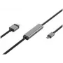 Cabo adaptador ALOGIC Ultra - 24 pin USB-C, USB-C (apenas energia) para HDMI macho - 2,0m - blindado - Cinzento sideral - Alimentação USB (100 W), sup