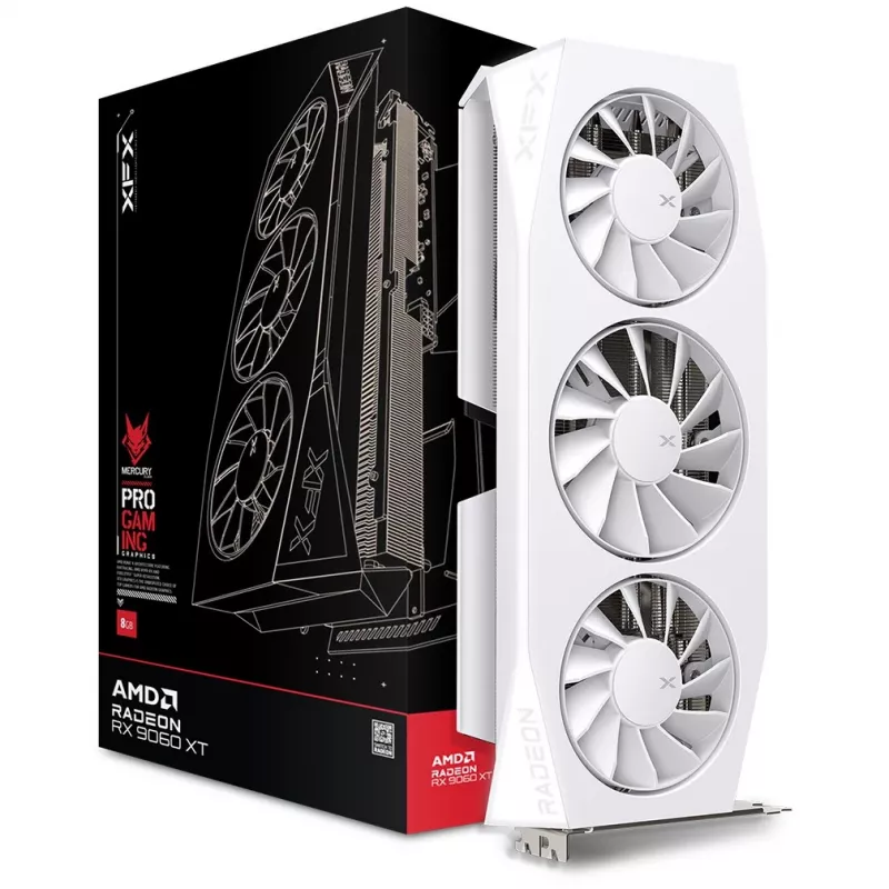 Placa gráfica XFX Mercury Radeon RX 9060 XT OC Gaming Edition 16GB GDDR6