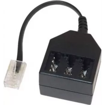 Adaptador ISDN ShiverPeaks 71017-1 ficha Western 6/4 para TAE