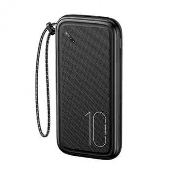 Powerbank portátil USAMS PB56 10000 mAh 2x USB / USB-C / MicroUSB carregamento rápido