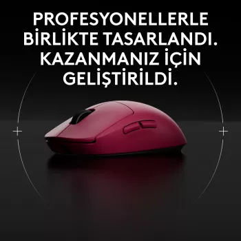 Logitech G PRO 2 - Rato - Gaming - para destros e esquerdinos - ótico - 8 botões - Sem fios, Com fios - 2,4 GHz, USB - recetor USB Logitech LIGHTSPEED - rosa (910-007310)