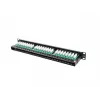 Patch panel LANBERG PPU5-1048-B 1U, 48 portas Cat5e, preto, 445×102×44,5 mm