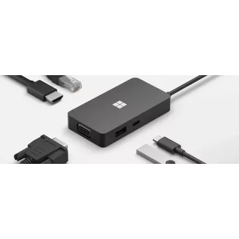 Dock para portátil Microsoft 1E4-00002 preto