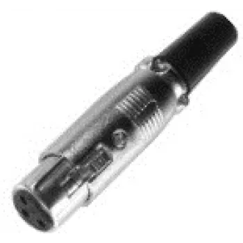 Conector de cabo e p CKU 2 – XLR de 2 polos, cinzento, pack de 2