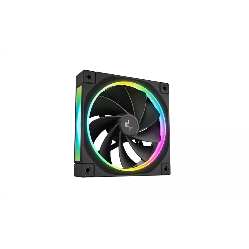DeepCool FL12R 3-in-1 ventoinhas de caixa de 120 mm (3 un.), Reverse, PWM de 4 pinos, 500-2150 rpm, FDB, pretas