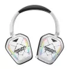 Headset com fios/sem fios Onikuma GT883 branco — ligação Bluetooth e por cabo, design over-ear