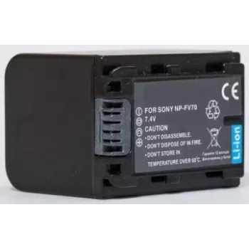Bateria Extra Digital NP-FV70 7,2V 2000mAh para camcorders e dispositivos compatíveis
